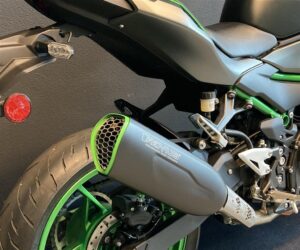 Remus sports exhaust with coloured trim