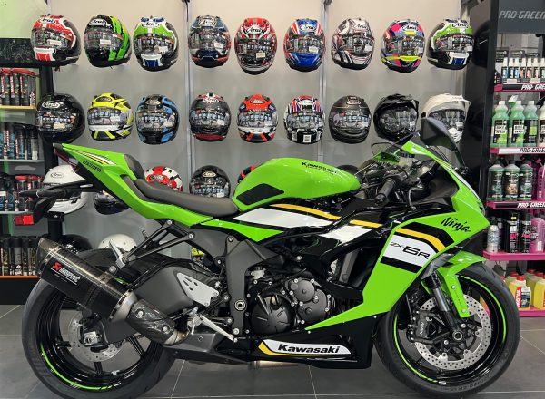 LOW RATE FINANCE AVAILABLE 2025  KAWASAKI ZX6R PERFORMANCE IN LIME GREEN