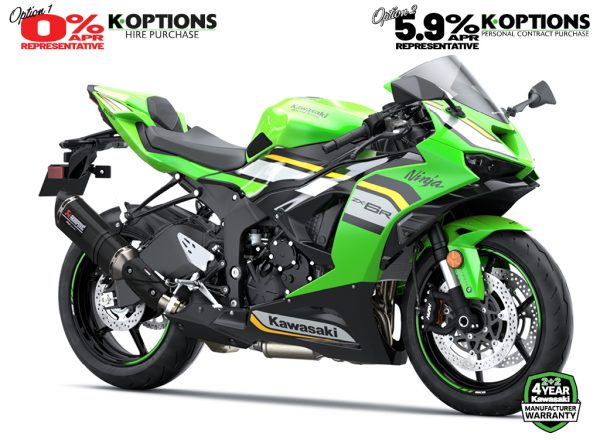 2025MY Ninja ZX-6R now available with 0% APR HP - Coleraine Kawasaki
