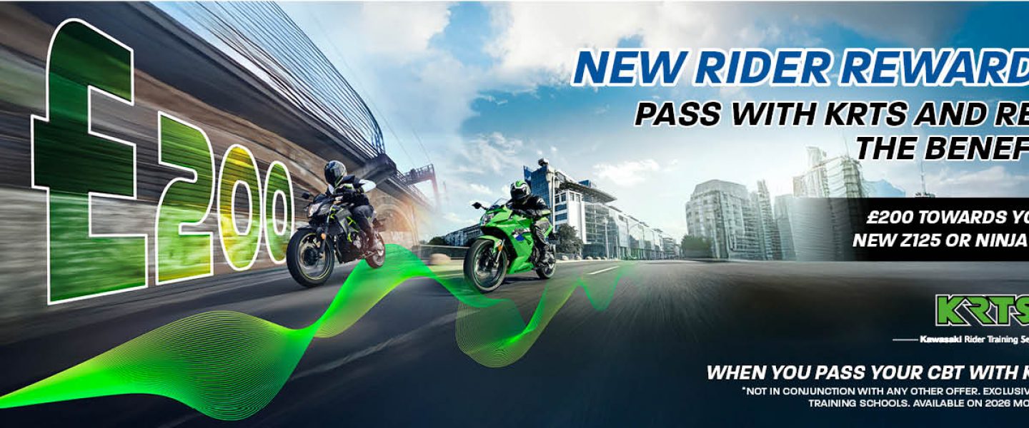 Kawasaki launches £200 new rider promotion