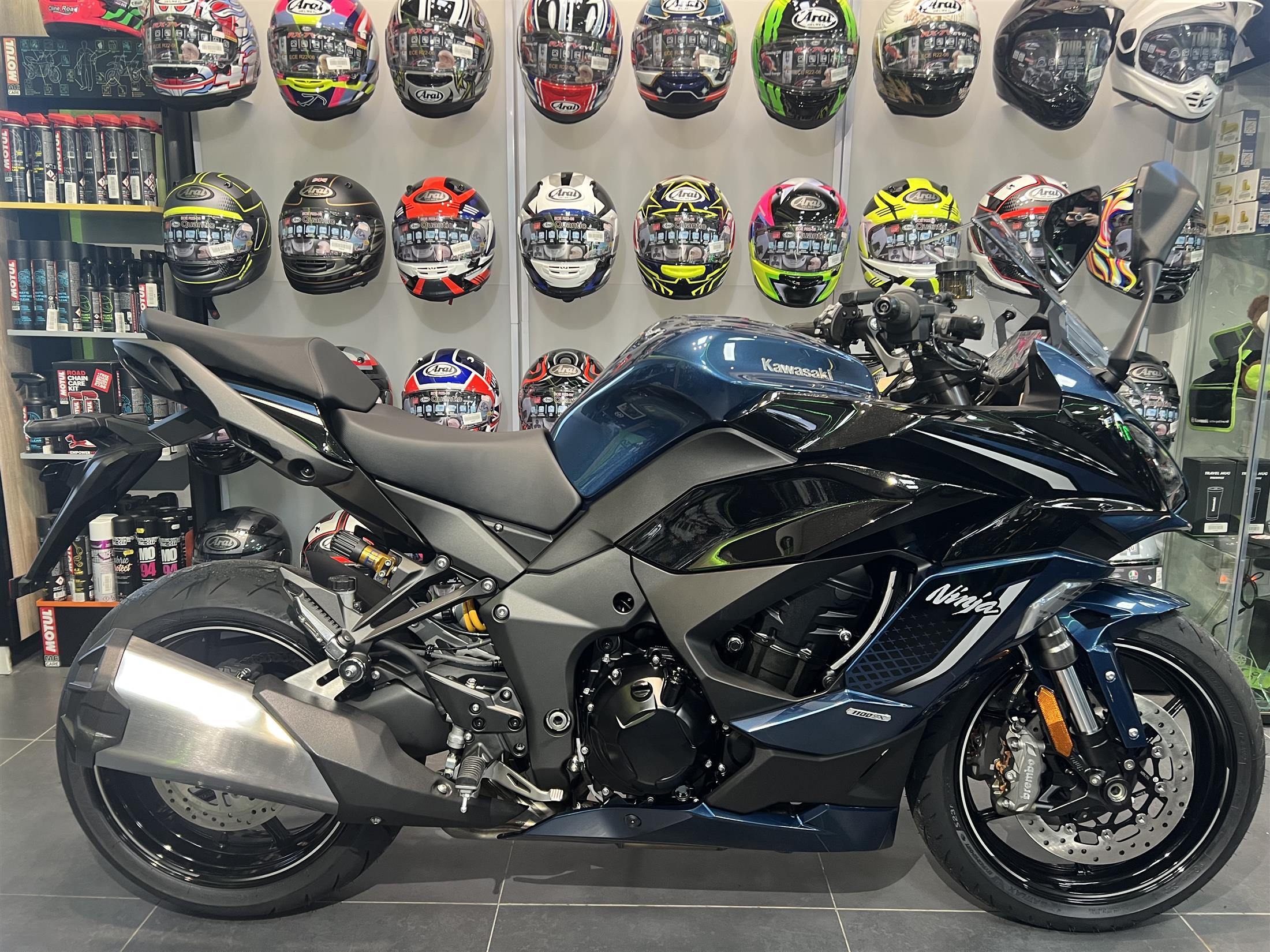 2026 KAWASAKI NINJA 1100SX SE IN METALLIC DEEP BLUE